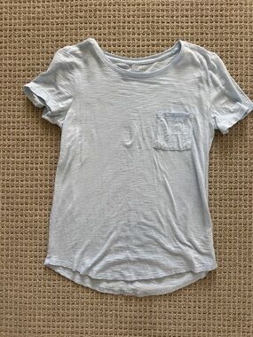 GAP Light Blue Short Sleeve Pocket Tee